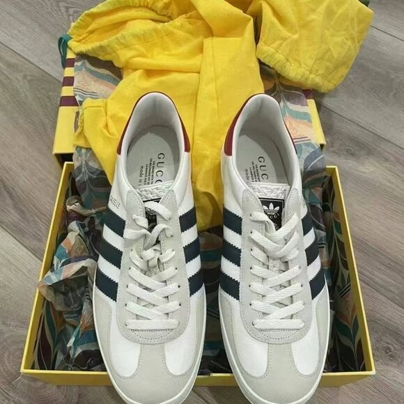 NIB Authentic GUCCI  adidas x Gucci unisex Gazelle sneaker - Picture 4 of 10